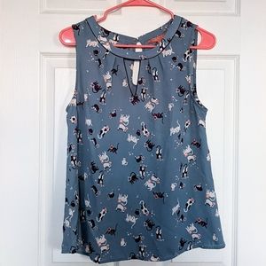 Modcloth blouse with adorable cats